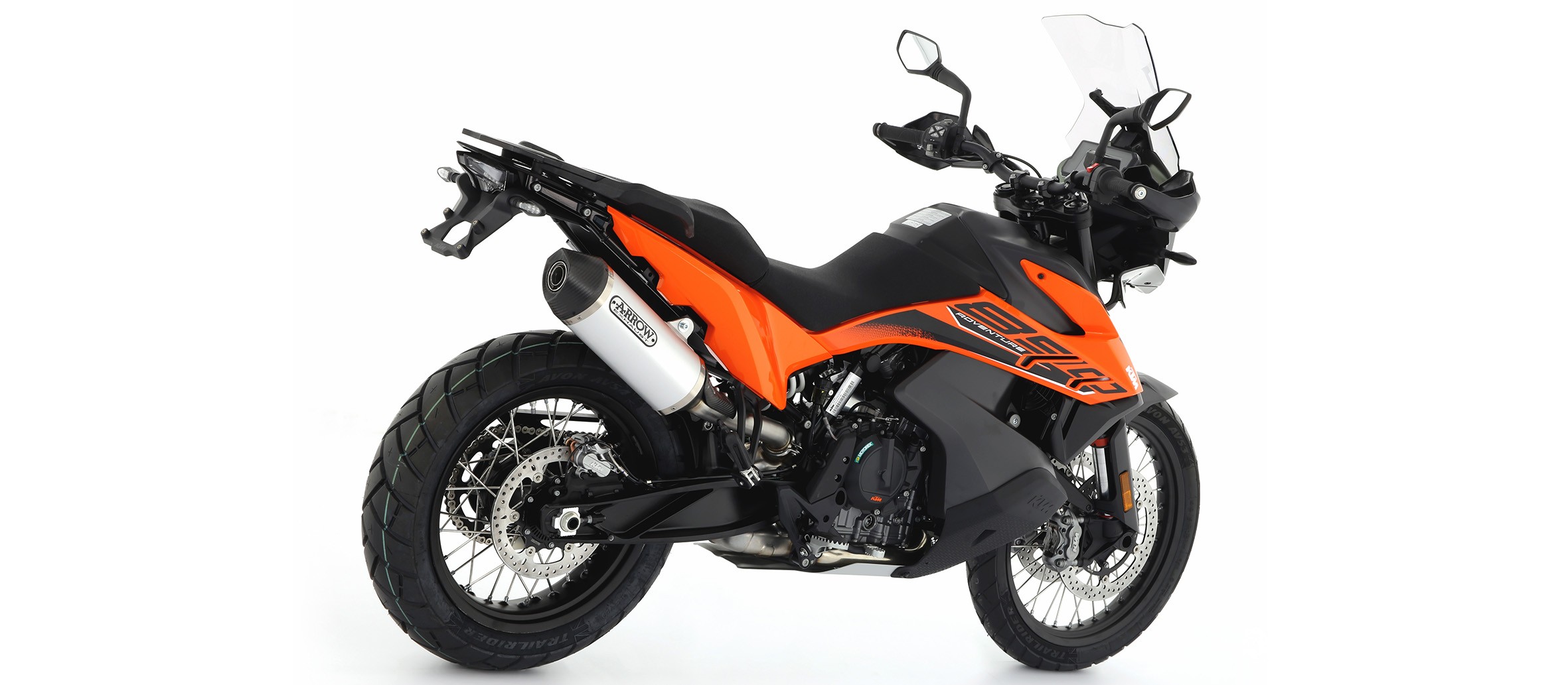 Arrow Race Tech Aluminum Slip On Muffler - 2021 KTM 890 Adventure